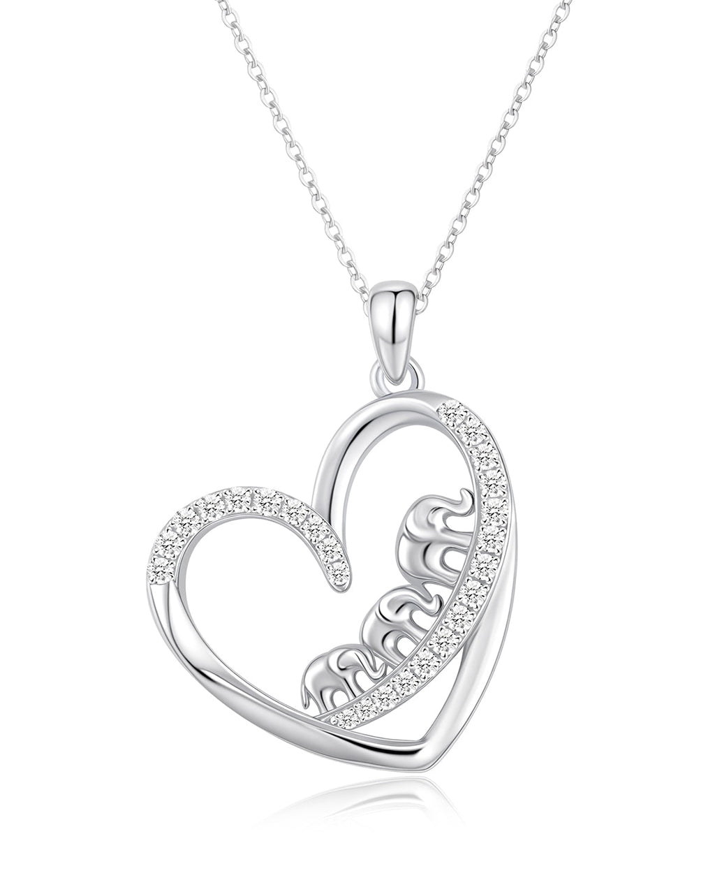 Elephant Family Necklace