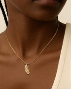 Feather Pendant Necklace