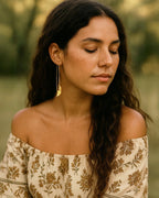 Feather Threader Earrings