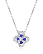 Four Leaf Clover Birthstone Necklace