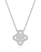 Four Leaf Clover Birthstone Necklace