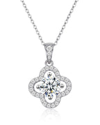 Four Leaf Clover Moissanite Necklace