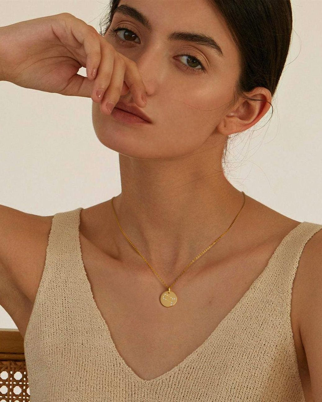 Gemini Zodiac Pendant Necklace