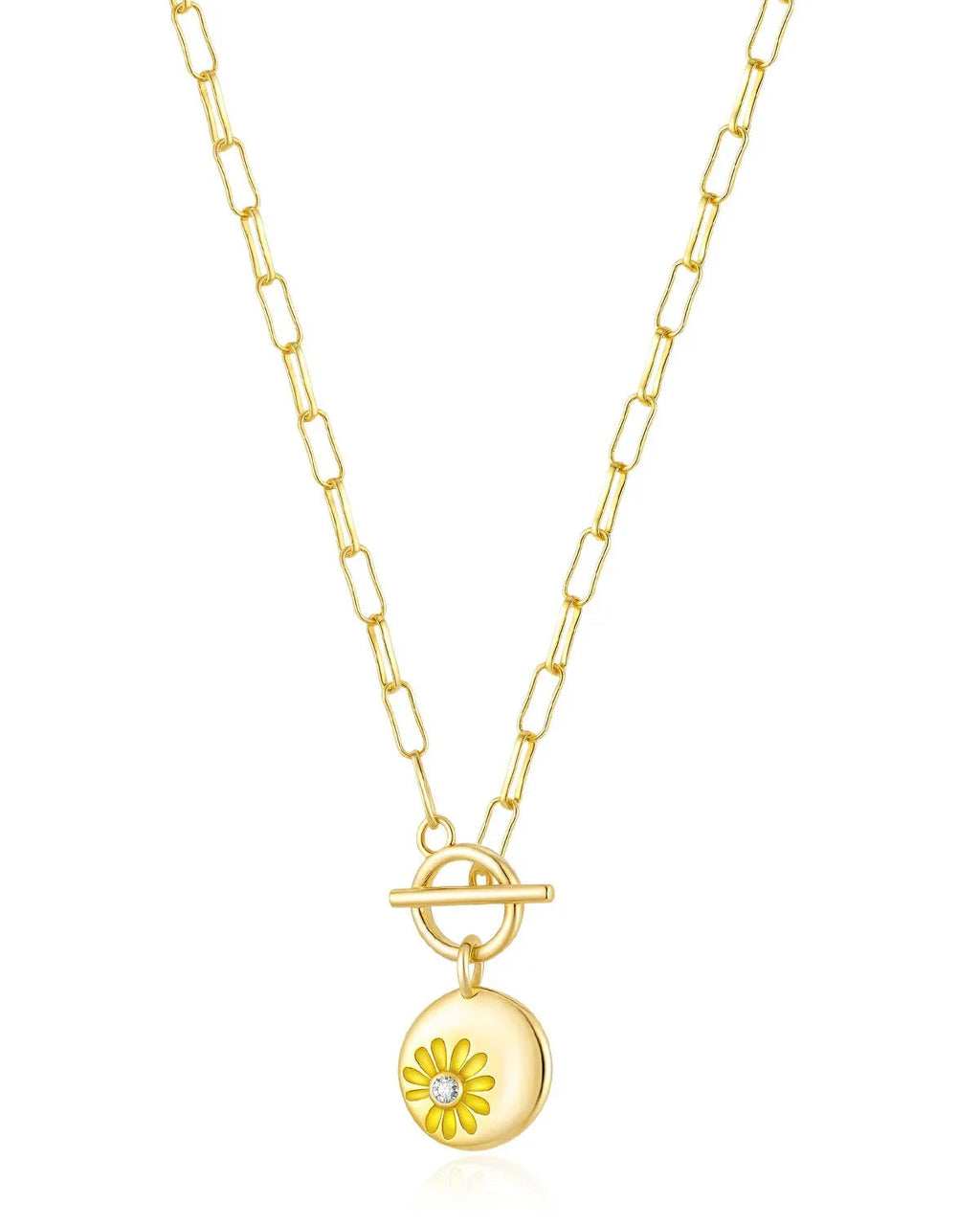 Gold Daisy Necklace