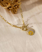 Gold Daisy Necklace