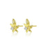 Gold Olive Leaf Bridal Earrings
