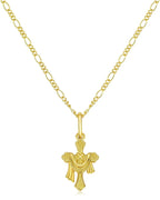 Gold Resurrection Cross Necklace