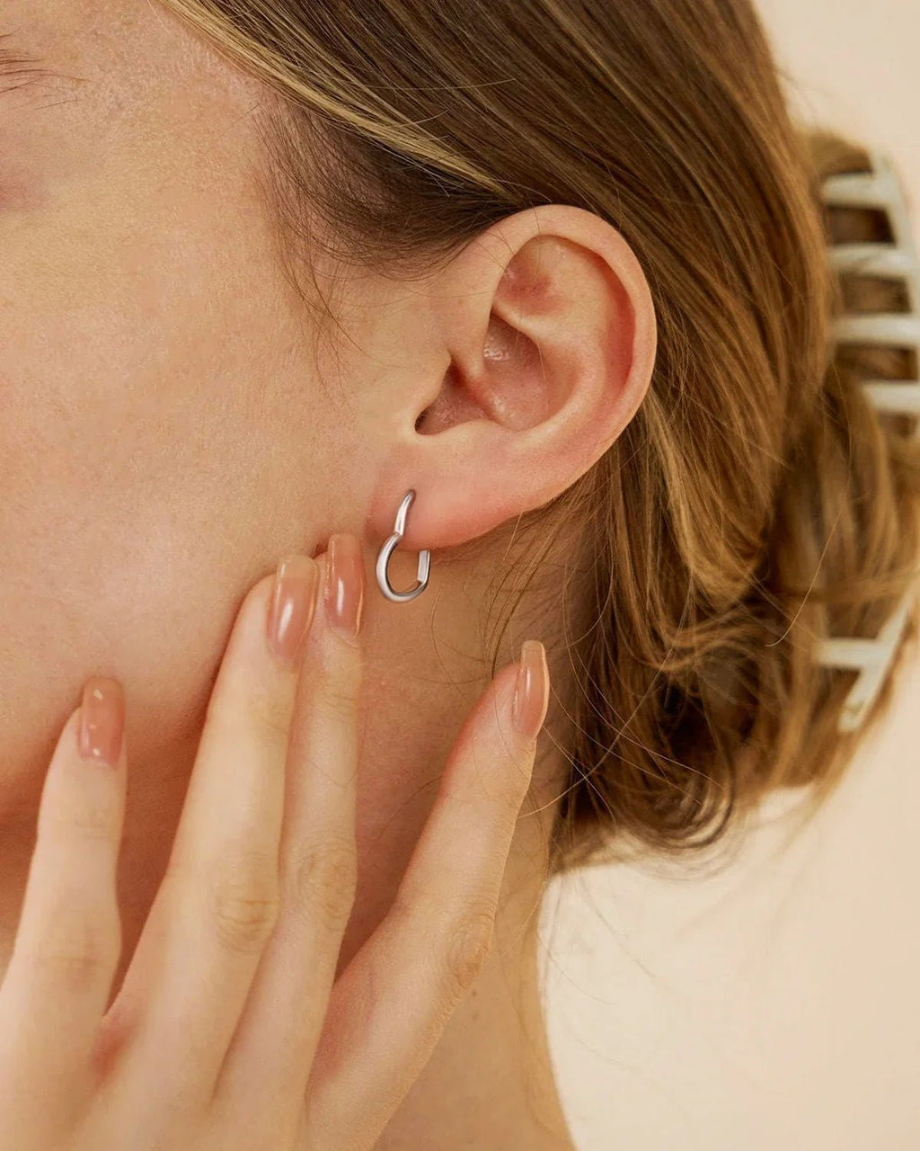 Heart Hoop Earrings