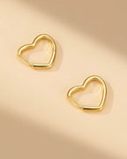 Heart Hoop Earrings