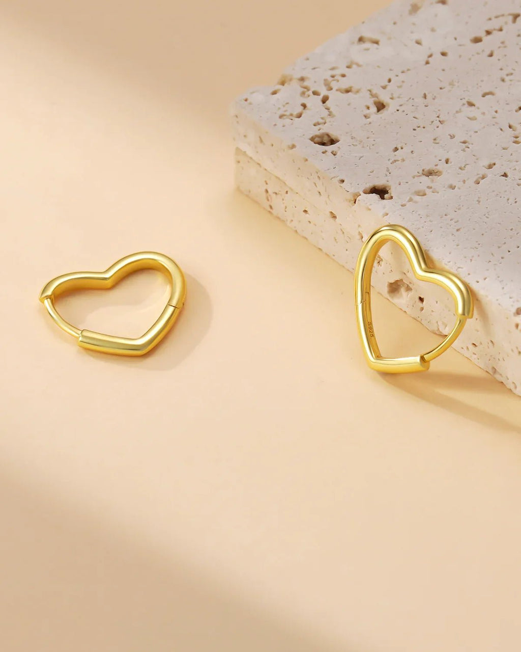 Heart Hoop Earrings