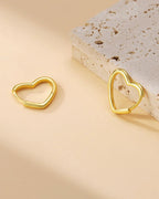 Heart Hoop Earrings