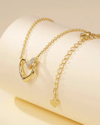 Heart Loop Pendant Necklace