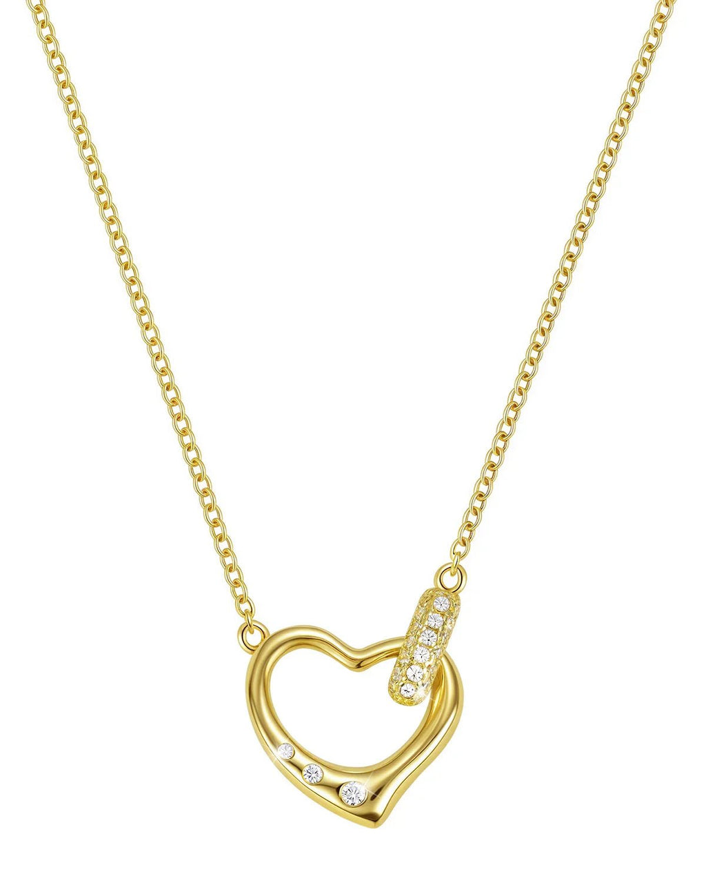 Heart Loop Pendant Necklace