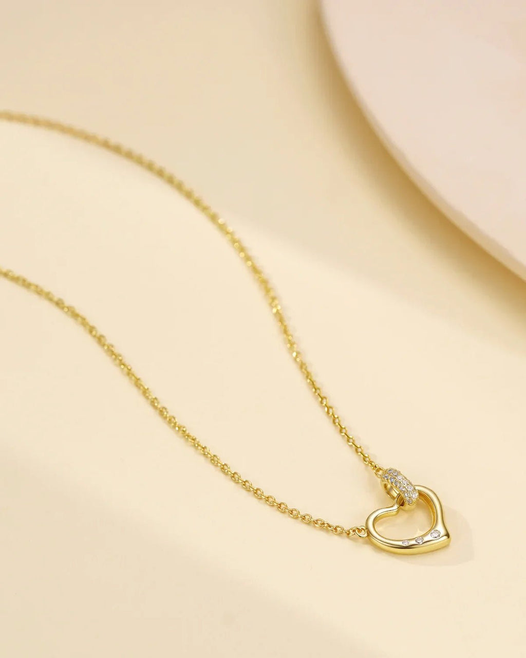 Heart Loop Pendant Necklace