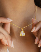 Heart Pearl Necklace