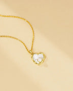 Heart Pearl Necklace