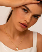 Heart Pendant Toggle Necklace