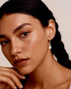 Infinity Teardrop Birthstone Earrings