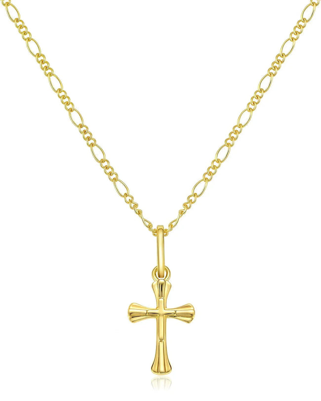 Minimalist Cross Necklace Hover Image