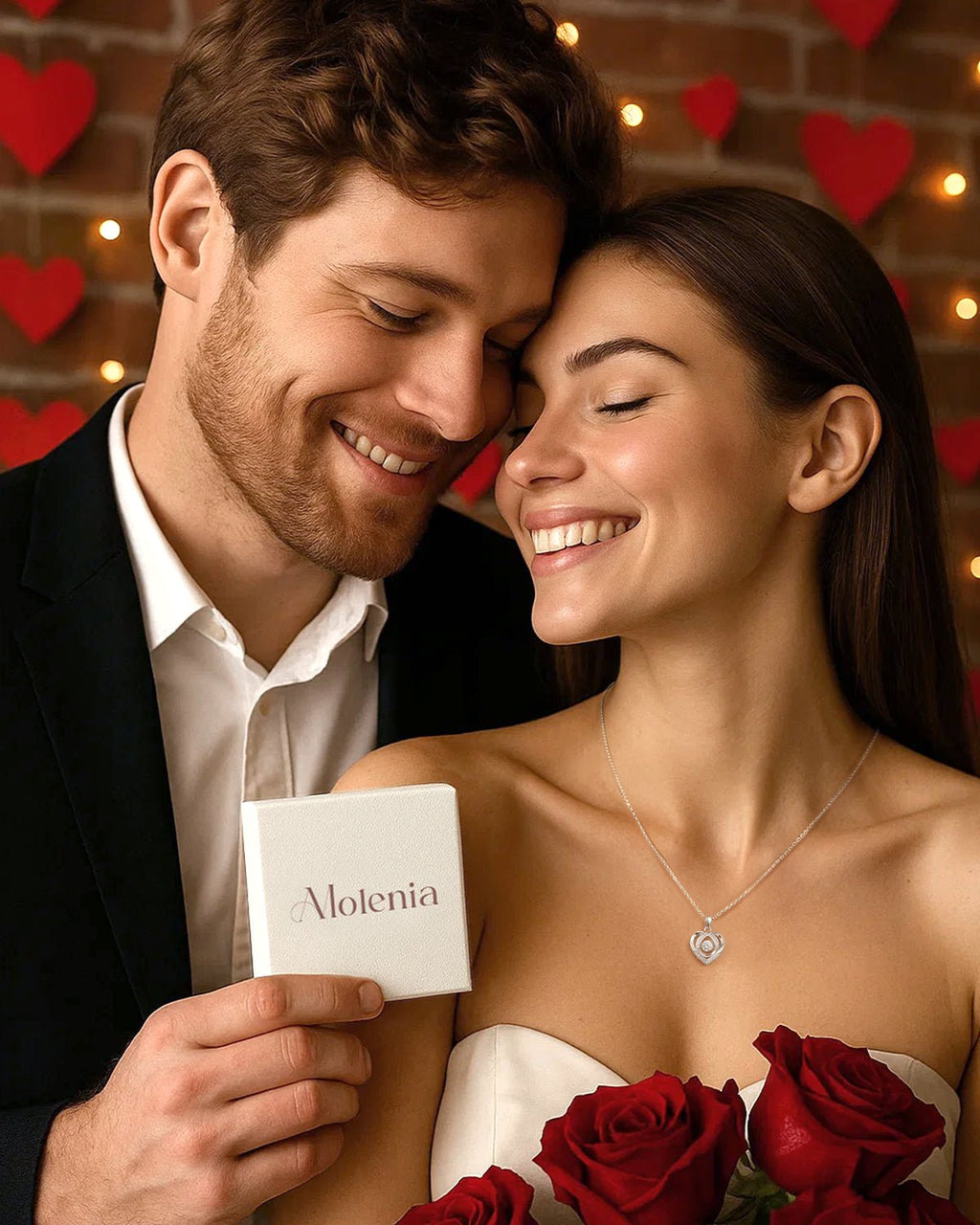 Moissanite Heart Pendant Necklace