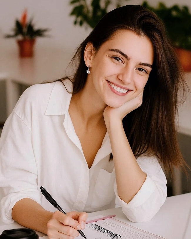 Moissanite Lever‑Back Drop Earrings Main Image