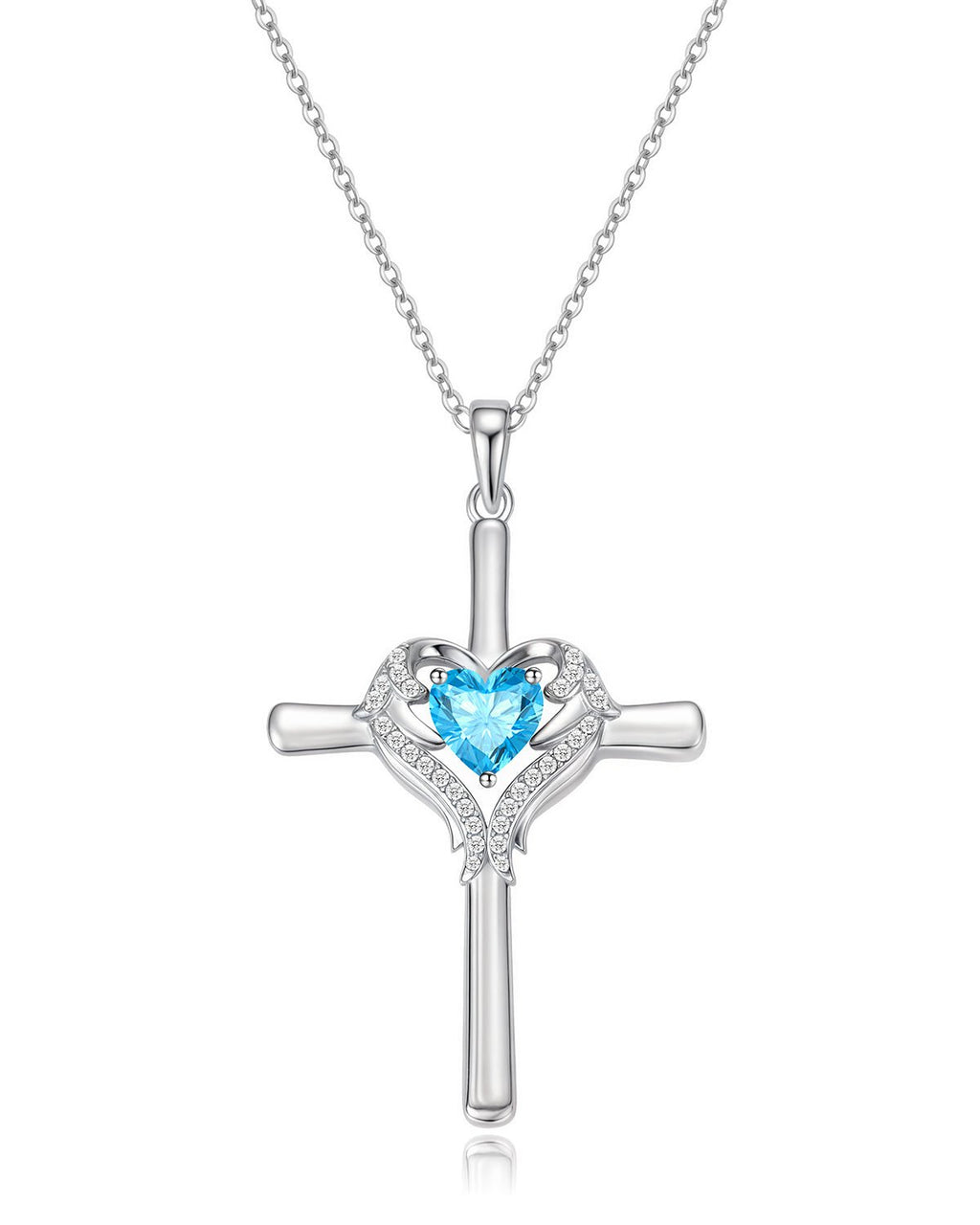 Molenia Angle Wing Cross Necklace