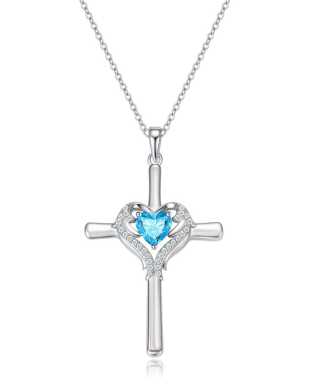 Molenia Angle Wing Cross Necklace
