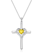 Molenia Angle Wing Cross Necklace