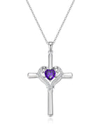 Molenia Angle Wing Cross Necklace