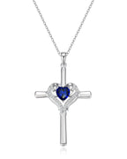 Molenia Angle Wing Cross Necklace