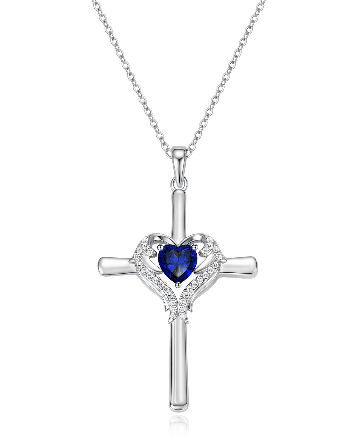 Molenia Angle Wing Cross Necklace