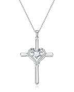 Molenia Angle Wing Cross Necklace