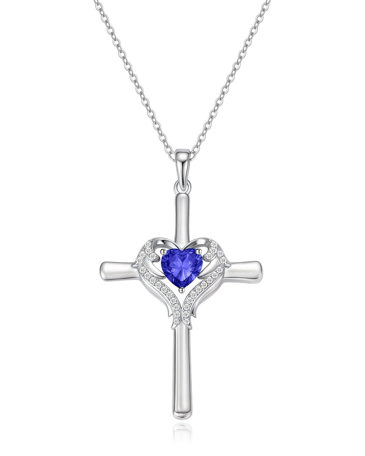 Molenia Angle Wing Cross Necklace