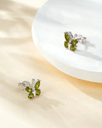Molenia Birthstone Butterfly Stud Earrings
