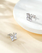 Molenia Birthstone Butterfly Stud Earrings