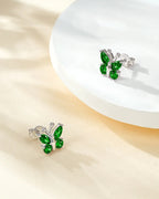 Molenia Birthstone Butterfly Stud Earrings
