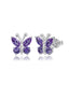 Molenia Birthstone Butterfly Stud Earrings