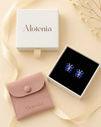 Molenia Birthstone Butterfly Stud Earrings