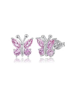 Molenia Birthstone Butterfly Stud Earrings
