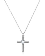 Molenia Birthstone Cross Necklace