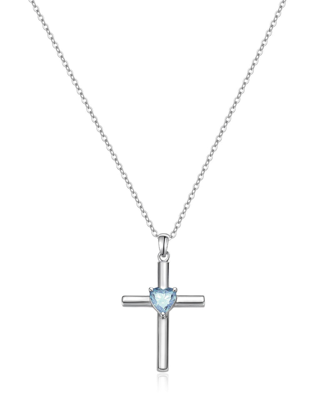 Molenia Birthstone Cross Necklace