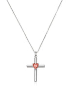 Molenia Birthstone Cross Necklace