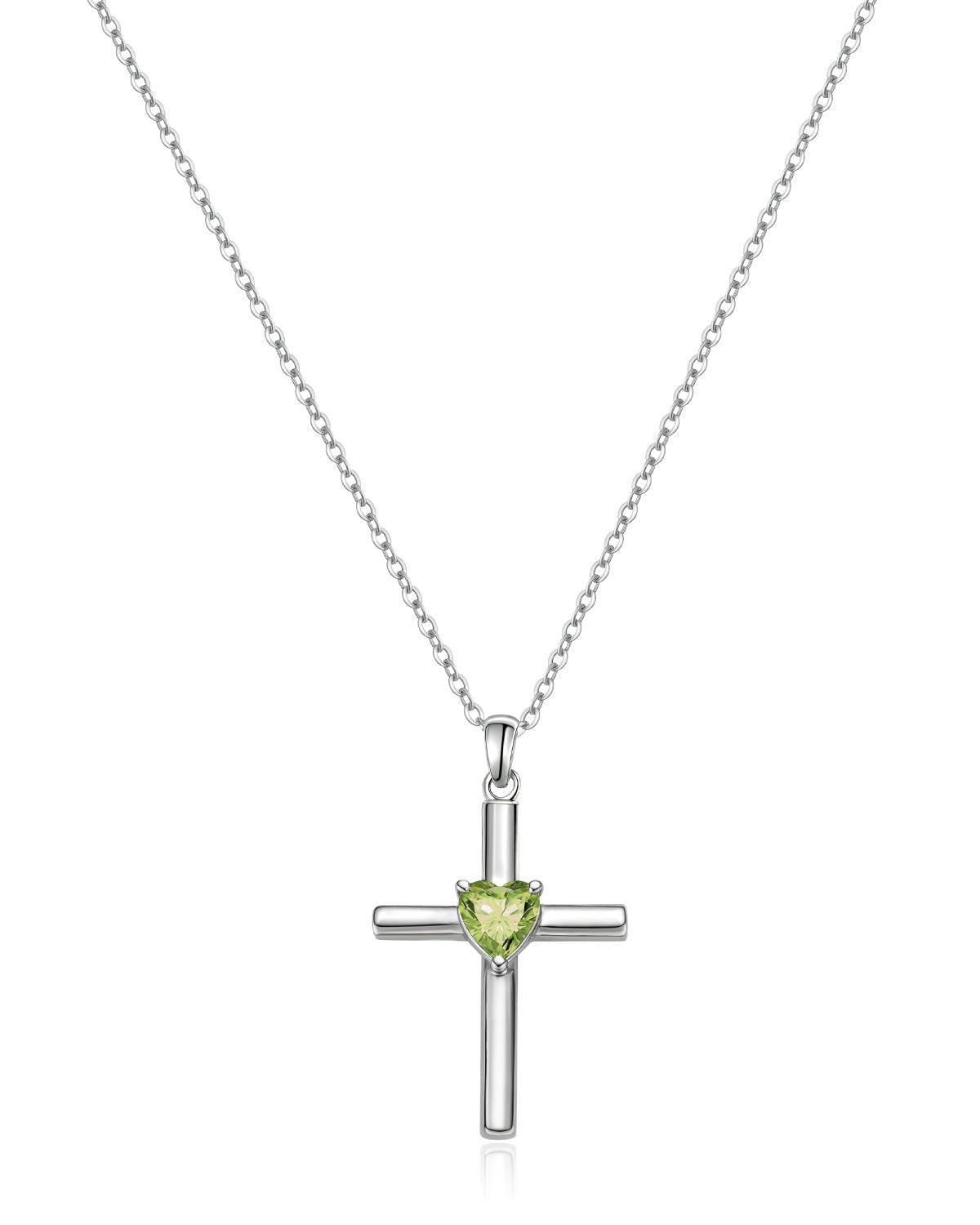 Molenia Birthstone Cross Necklace