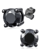 Molenia Black Moissanite Stud Earrings
