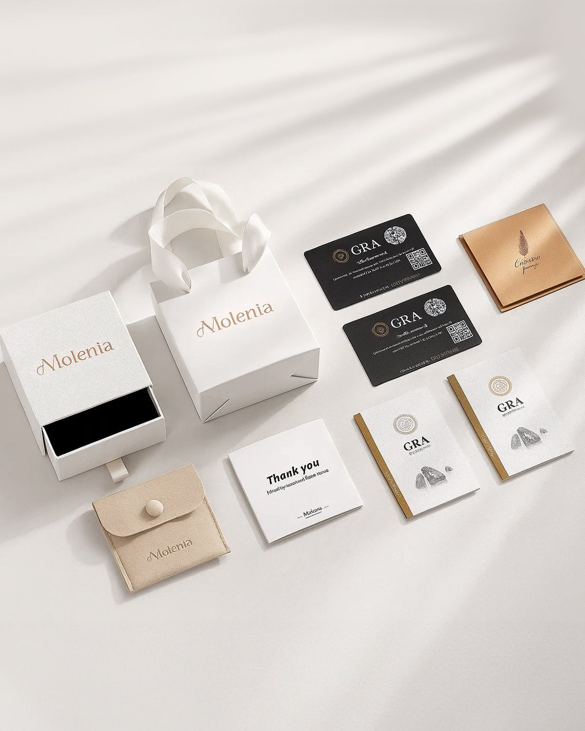 Molenia Black Moissanite Stud Earrings