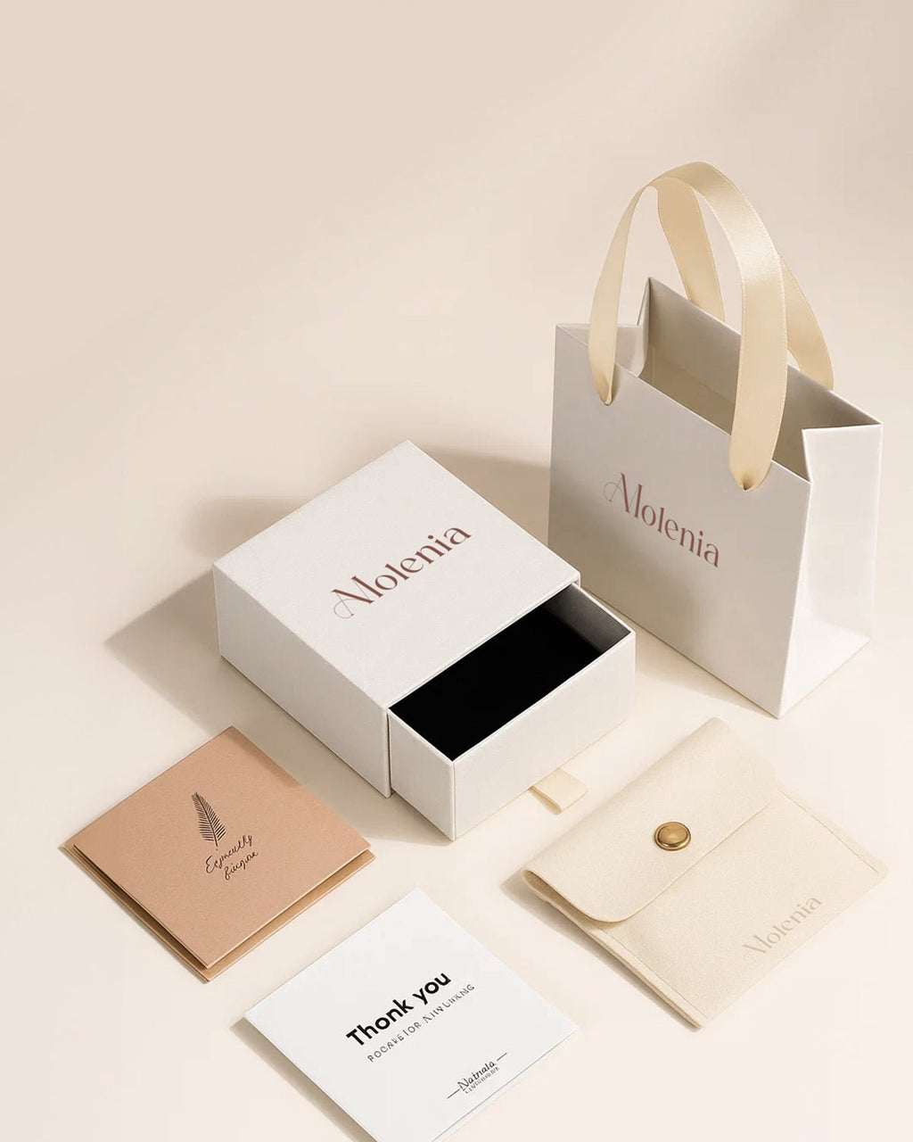 Molenia Cross Huggie Earrings