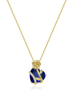 Molenia Heart & Rose Birthstone Necklace