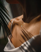 Molenia Heart Shaped White Diamond Necklace