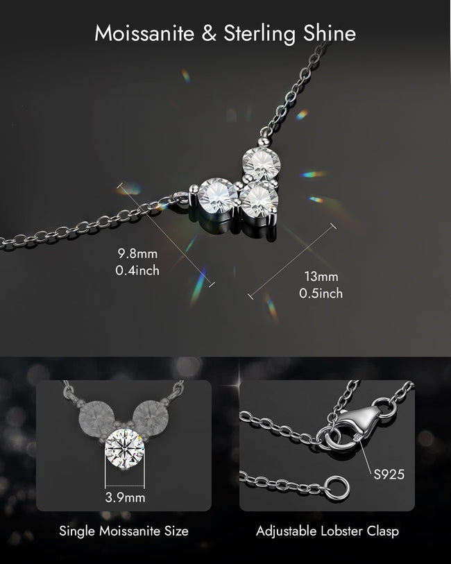 Molenia Just Because Moissanite Necklace Main Image