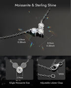Molenia Just Because Moissanite Necklace